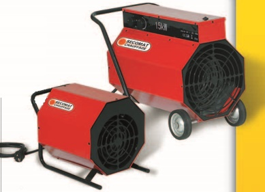 Générateur d'air chaud pulsé portable électrique (de 3.3 à 30 KW)