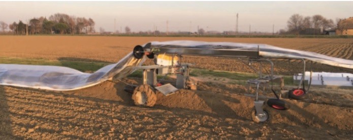 Machine d'aide à la récolte d'asperge K8-BAGIONI